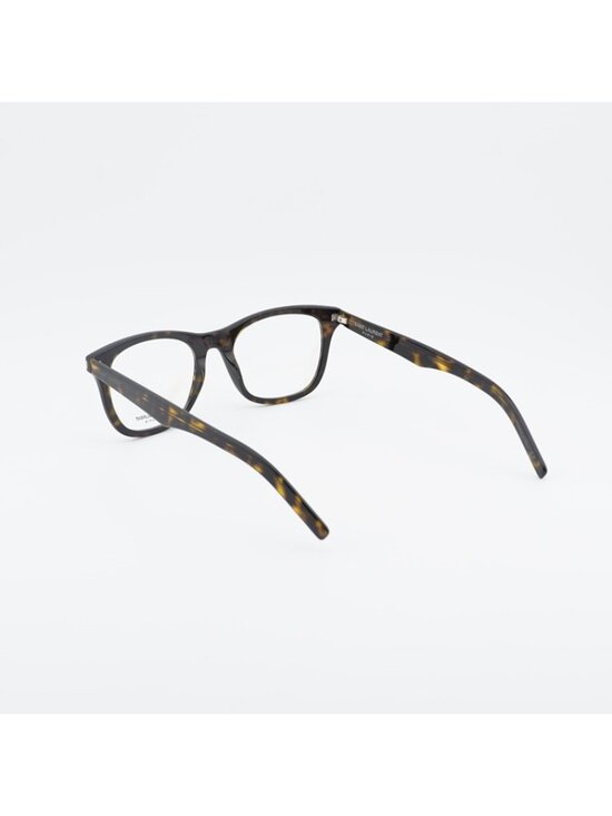 Saint Laurent SL286 SLIM 002 Eyeglasses Havana 50mm Square Frame main image 8